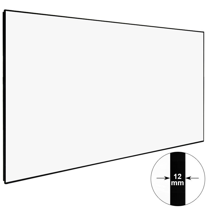 High Quality Ultra-Thin Frame Projection Screen ZHK100B Series Installation Video- Guangzhou Xiong-Yun Audio-Visual
