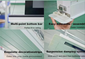 Hcl1 Series Motorized Inceiling Projector Screen With Remote Control-5