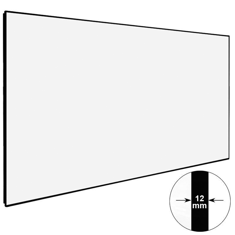 Ultra Narrow Border Slim/Thin Bezel Fixed Frame Home Theater Projector Screen ZHK100B Series