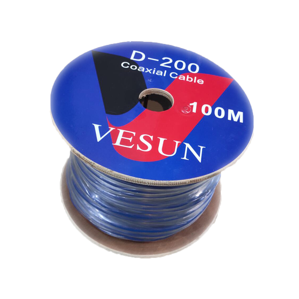 VESUN 2-core round subwoofer cable with shielding and nerve cord D200