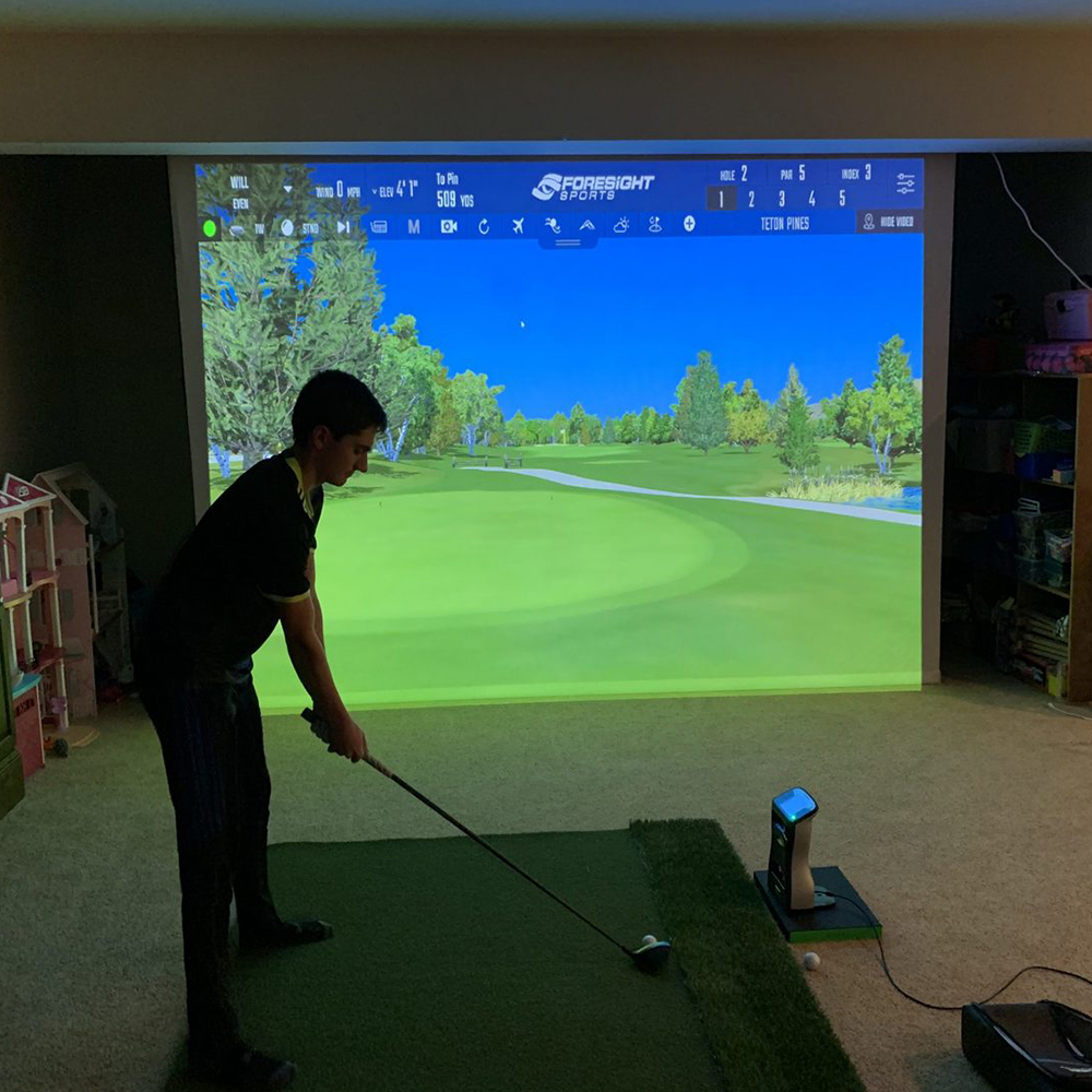 High quality customizable golf simulator screen S-Golf