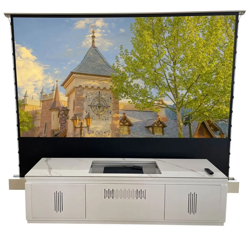 Rise Above the Rest: The Innovative Floor Rising Projector Screen Cabinet
